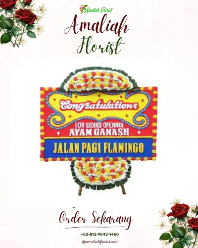 Bunga Papan Congratulation di Banyuputih Lor